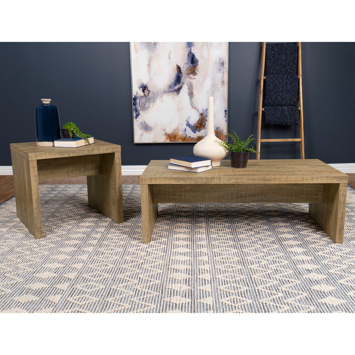 Brianna - 2 Piece Rectangular Coffee And End Table Set - Natural