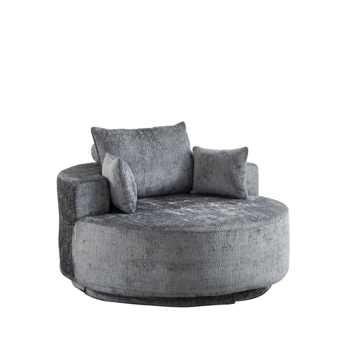 Swivel Chair With Rotating Base For Living Room
