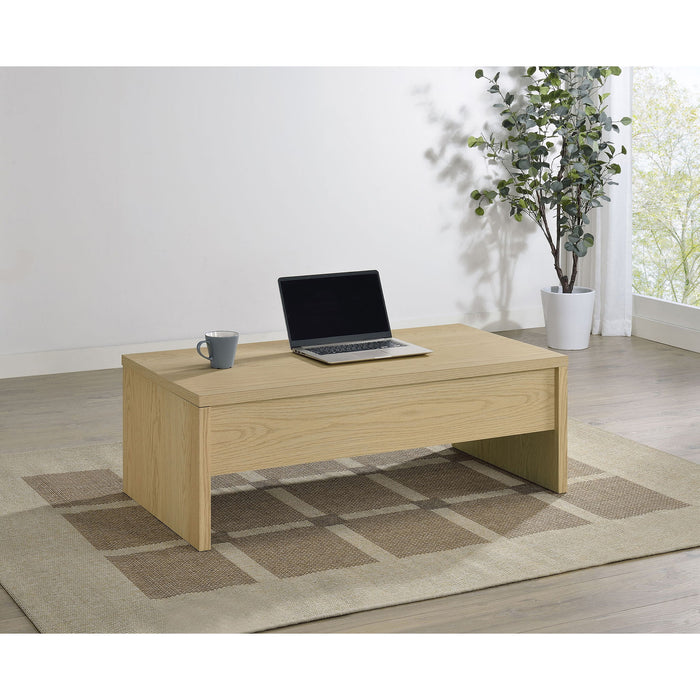 Parker - Lift Top Coffee Table - Light Oak
