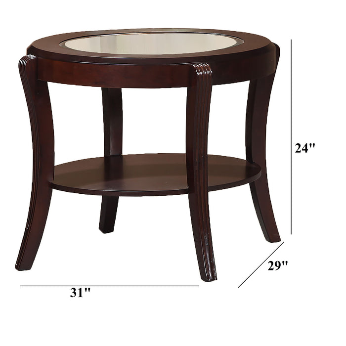 Table With Tempered Glass Shelf