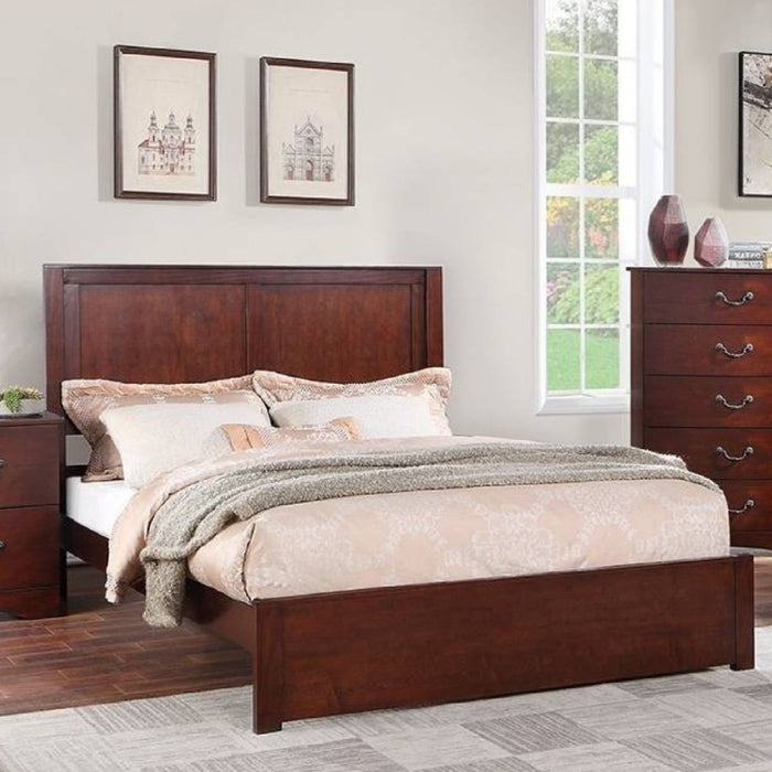 Bed With 2 Panel Headboard