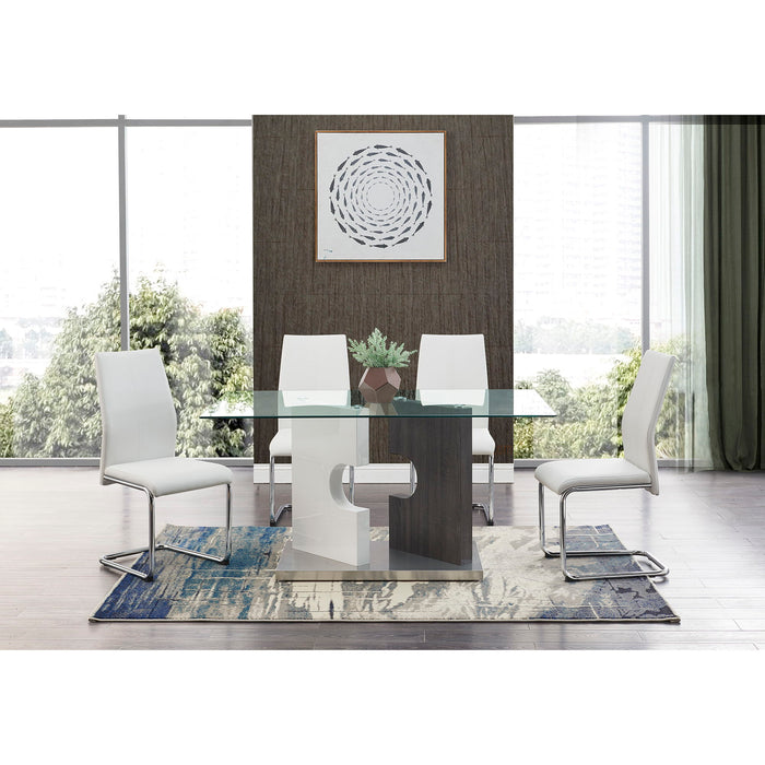 Iris - Dining Table - Gray