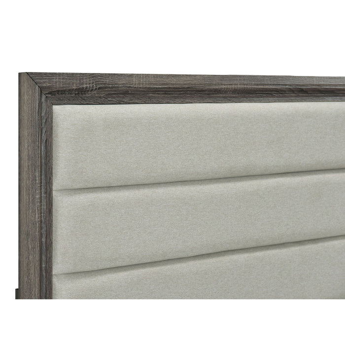 Funston - Queen Bed With Headboard - Brown Oak