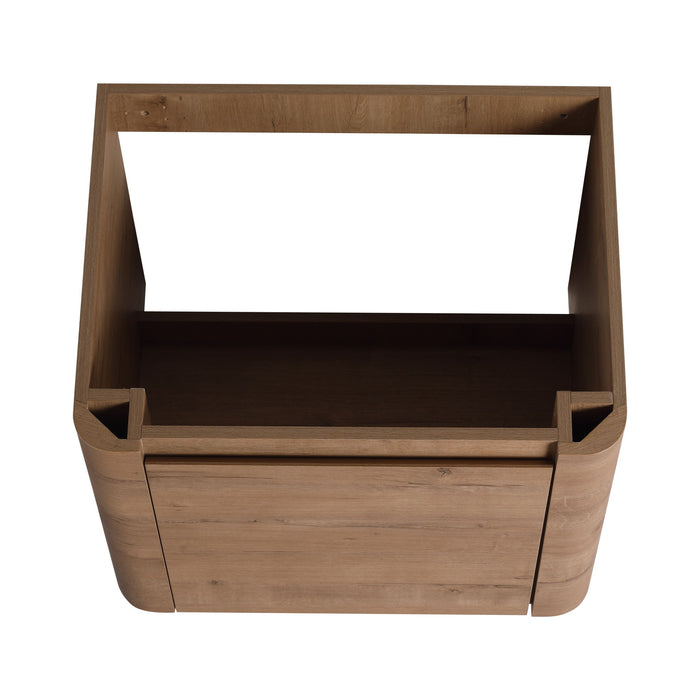 Wall Mounted Bathroom Vanity With Sink & 1 Soft Close Door