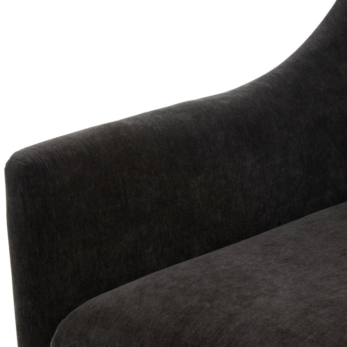 Luisa - Skirted Swivel Accent Chair