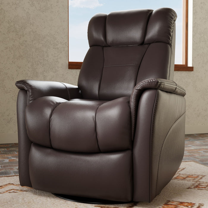 Bentley - Swivel Glider Recliner With Manual Adjustable Headrest & Footrest