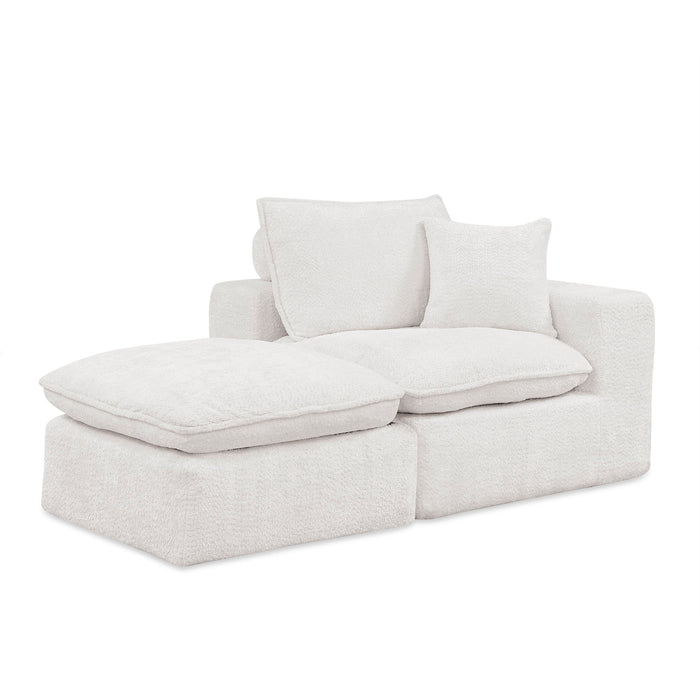 Sectional Sofa With Moveable Ottoman
