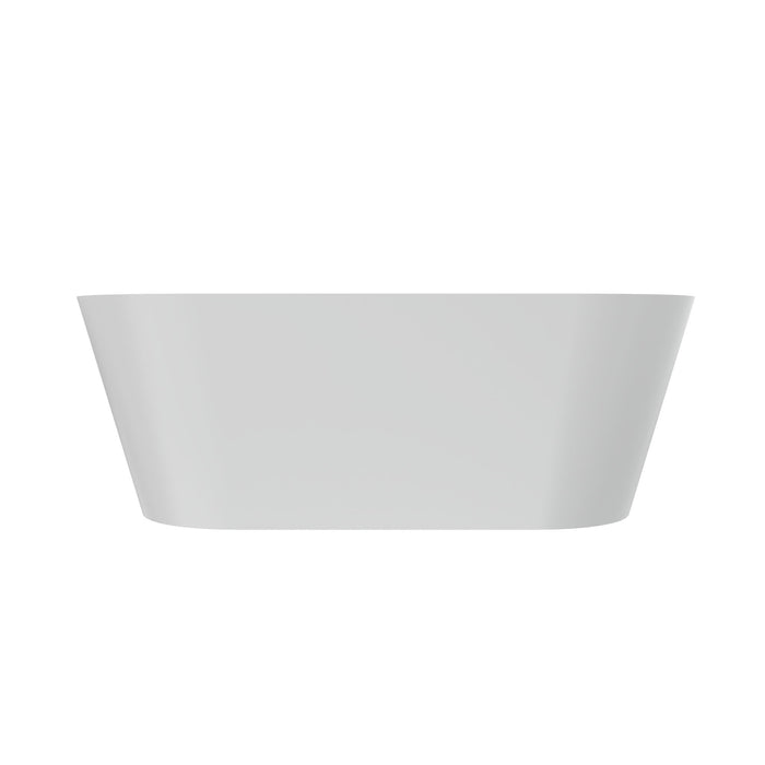 Solid Surface Freestanding Soaking Bathtub & Ergonomic Design