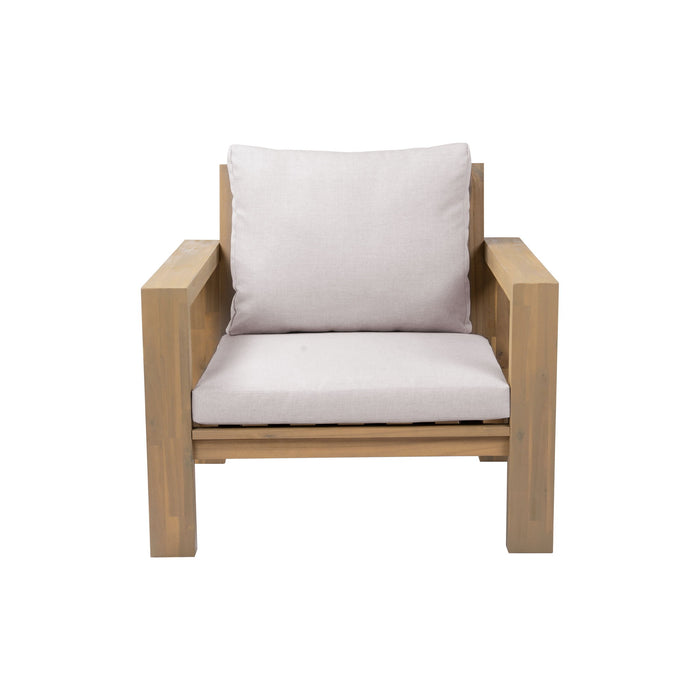 Stylish Outdoor Armchair With Cushion For Garden