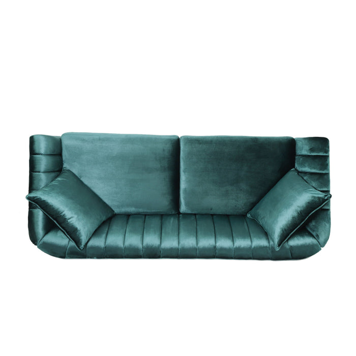 Contemporary 3 Seater Sofa With Accents