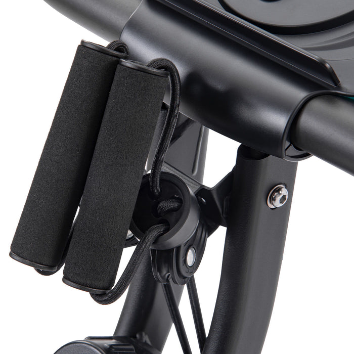 Exercise Bike Folding Stationary Bikes For Home With 16 Level Magnetic Resistance