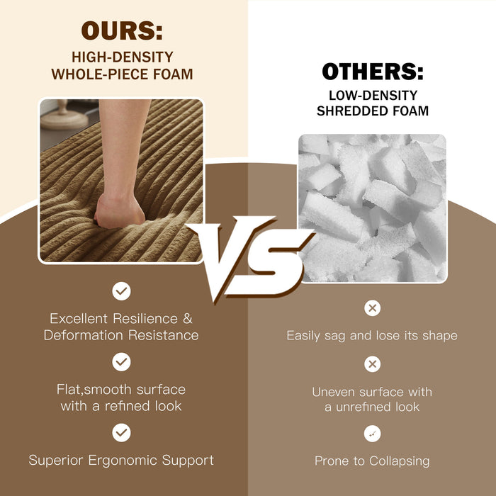 Modern Floor Sofa With 2 Pillows, Convertible Twin Size Folding Mattress For Living Room