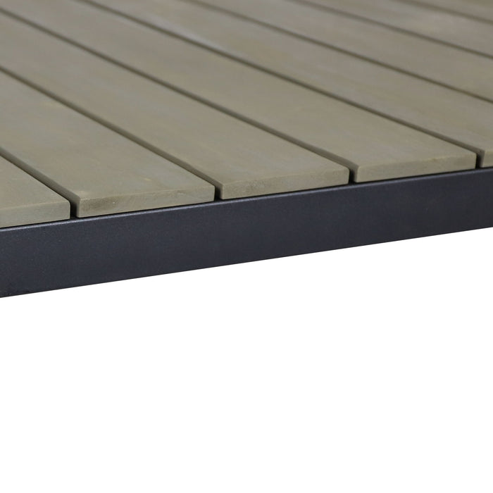 Ernesto - Outdoor Industrial Acacia Wood Bar Table