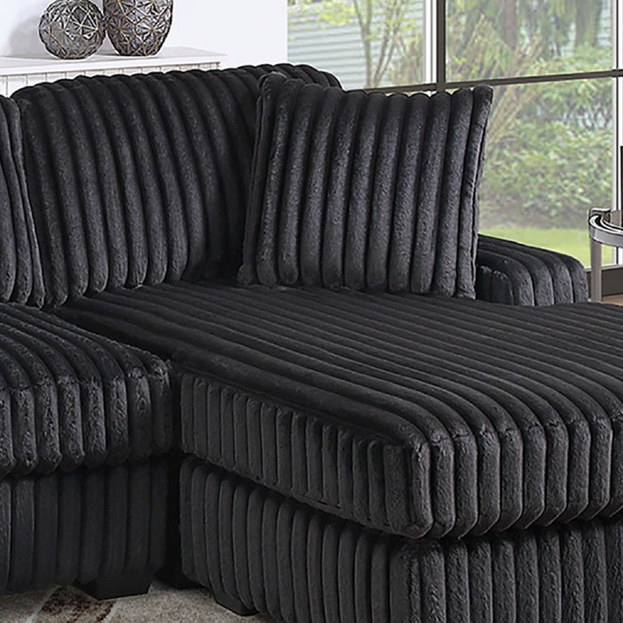 Sectional Sofa Set With Reversible Chaise, Living Room Furniture