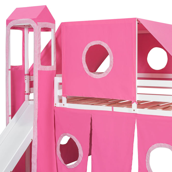 Loft Bed With Tent And Tower