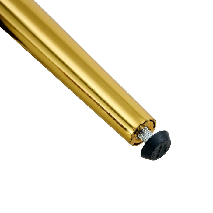 Modern Dining Chairs With Metal Legs And Simple Line Design On Backrest