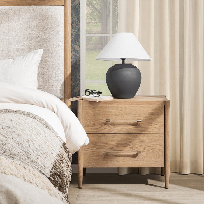 Alisen - 2 Drawer Nightstand - Napa Grove