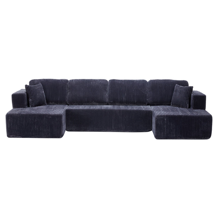 U-Shape Modular Sectional Sofa For Living Room