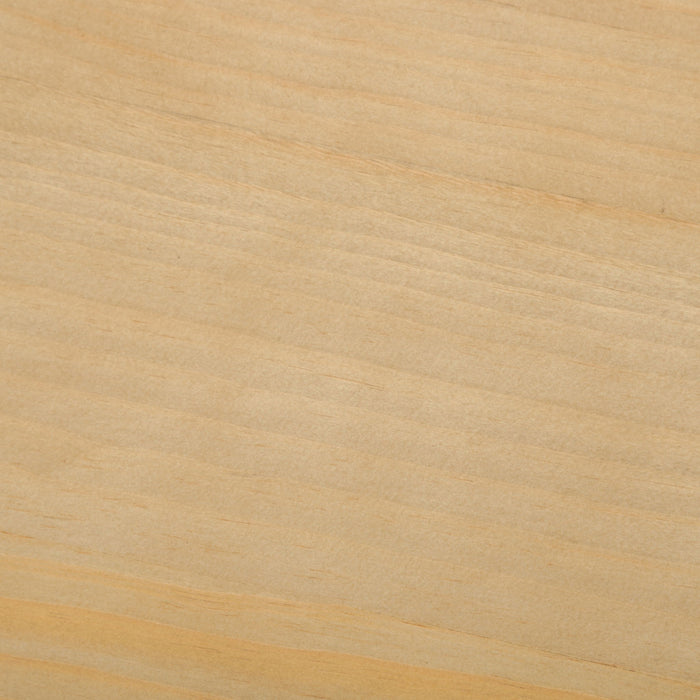 X-Frame Console Table, Angled Cross Leg Design, Rounded Edges - Natural