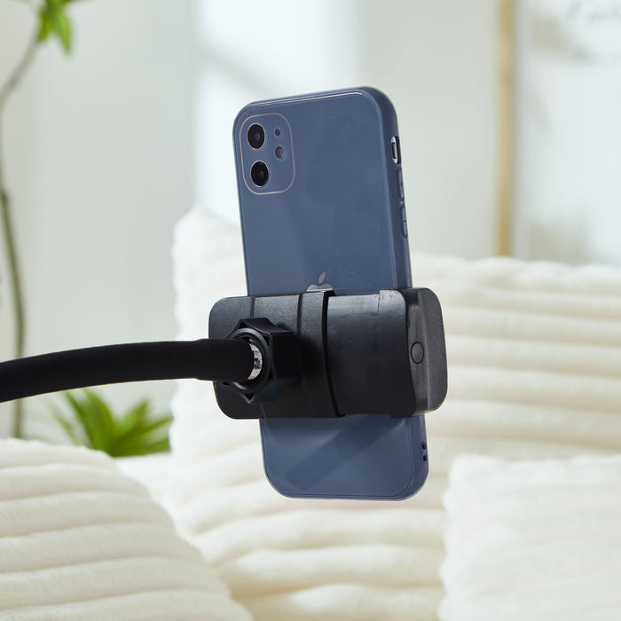 Swivel Accent Barrel Chair With Adjustable Phone Holder, 5 Pillows For Living Room