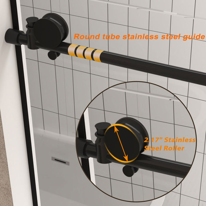 Frameless Shower Door With Handle