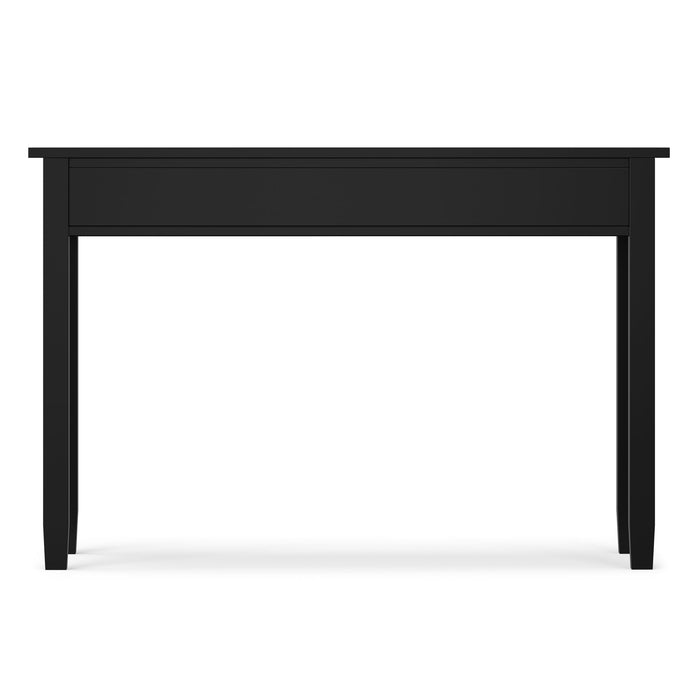 Warm Shaker - Writing Desk With Drawers - Black