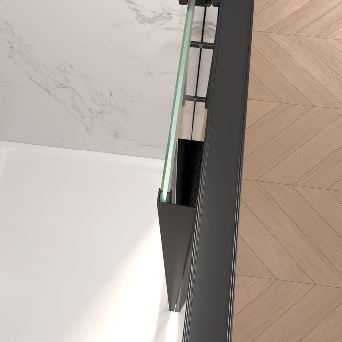 Frameless Single Sliding Shower Door