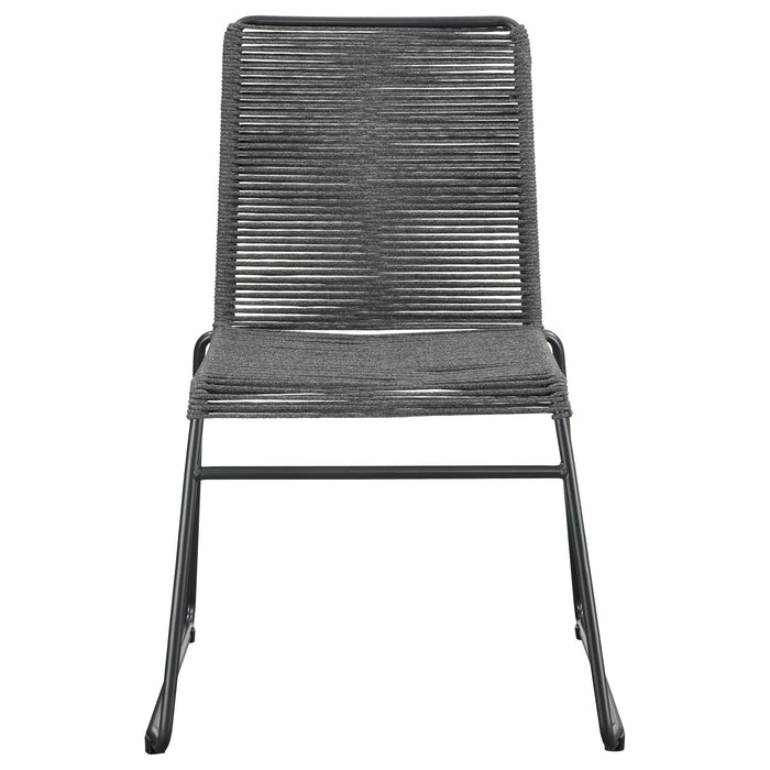 Jerome - Stackable Side Chair (Set of 2) - Charcoal