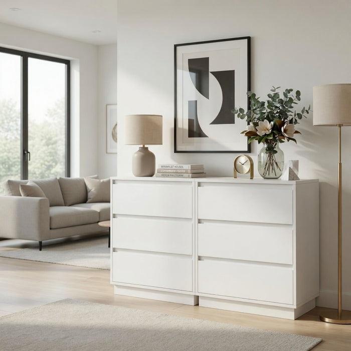 3 Drawer Nightstand, Bedroom Side Table