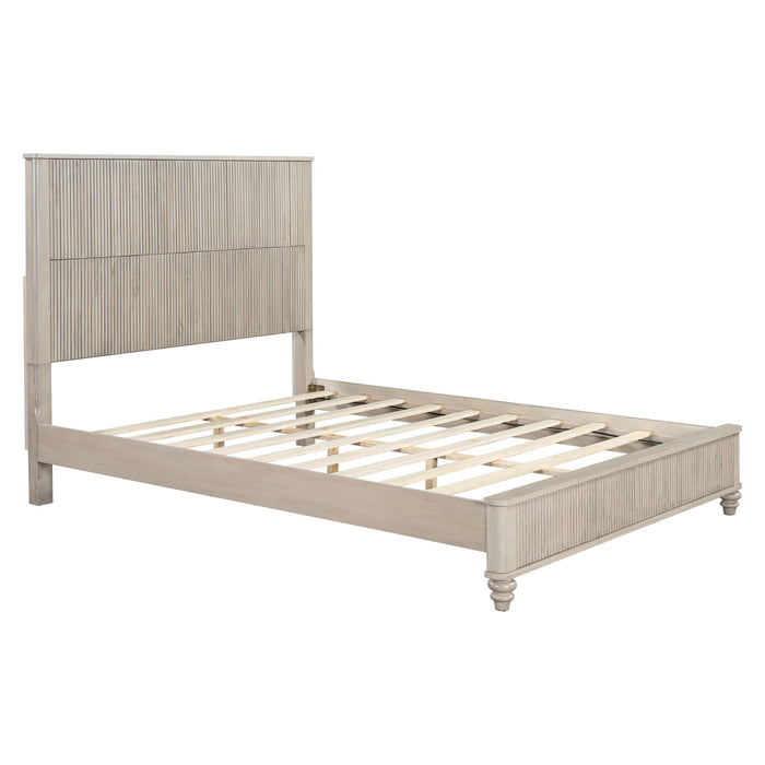 Platform Bed Frame & Tall Headboard