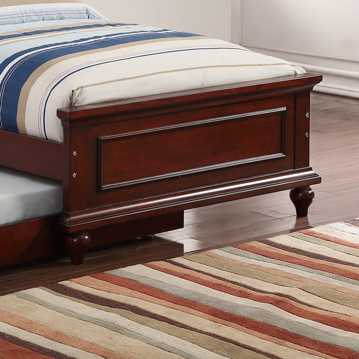 Contemporary Style Bed With Trundle