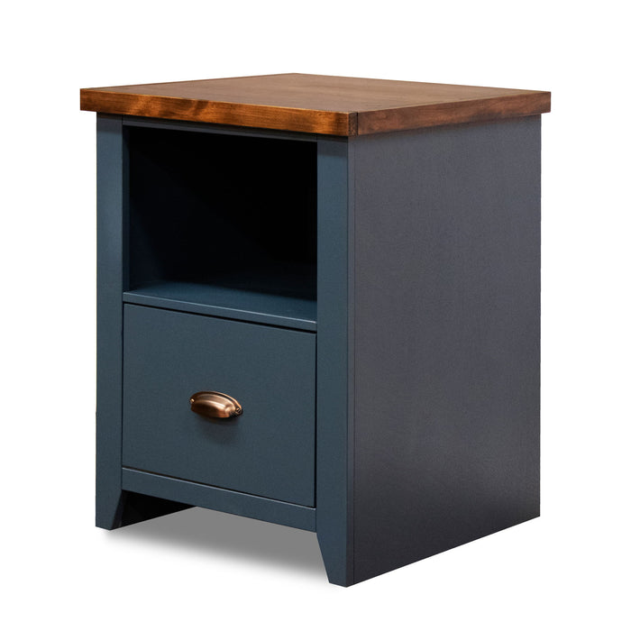 Drawer File - Blue Denim / Whiskey