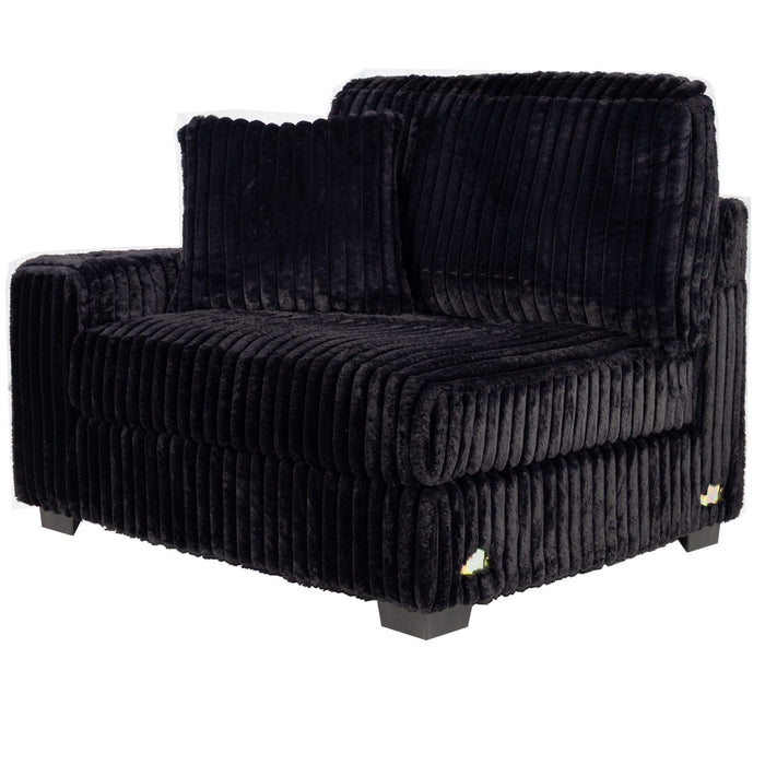 Contemporary Style Chair With Cup Holder Armrest