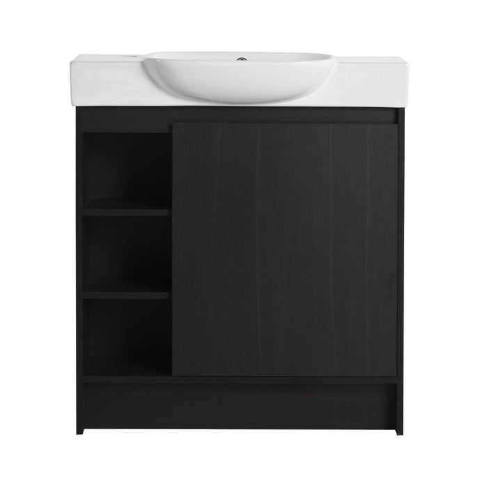 Freestanding Bathroom Vanity With Sink, Soft Close Door