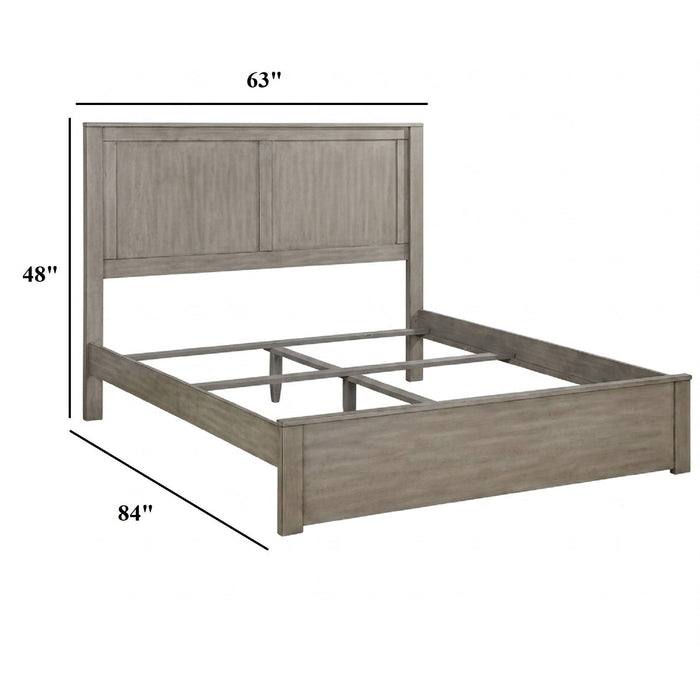 Bed With 2 Panel Headboard
