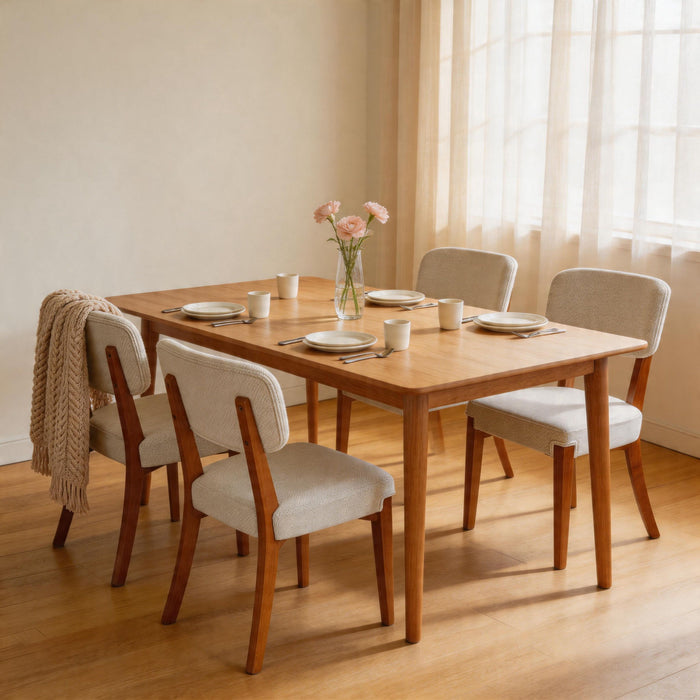 Contemporary Armless Dining Chairs (Set of 2)