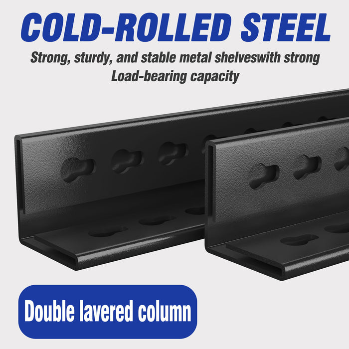 5 Tier Heavy Duty Shelving Unit Adjustable Shelving Units