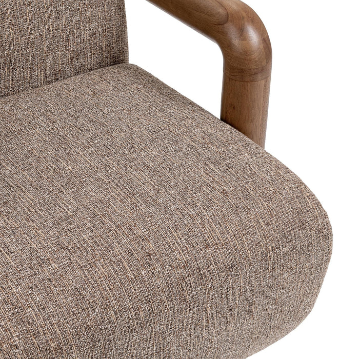 Welson - Swivel Accent Chair - Warm Mocha