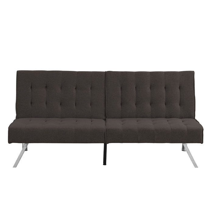 Modern Sofa Bed With Wood Frame And Stainless Legs