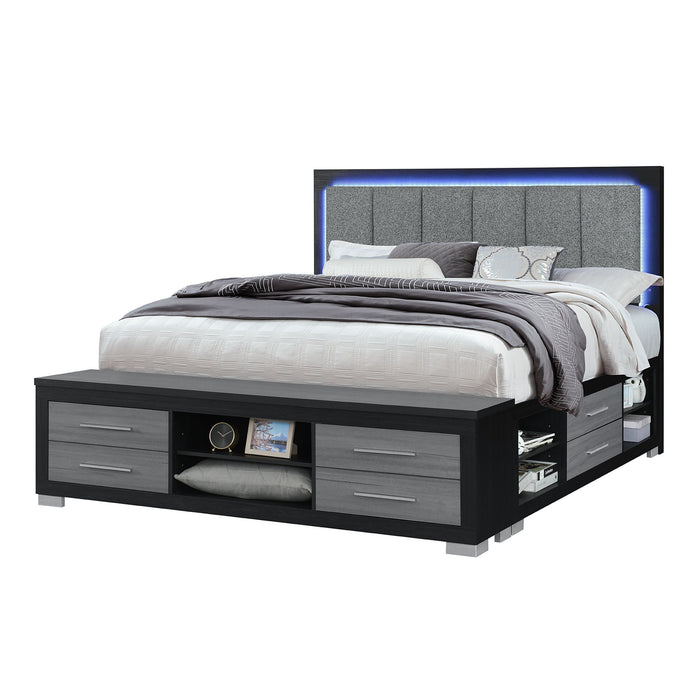 Emilia - Bed With Storage And LED Lighting