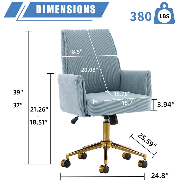 Ergonomic Mid Back Office Chair