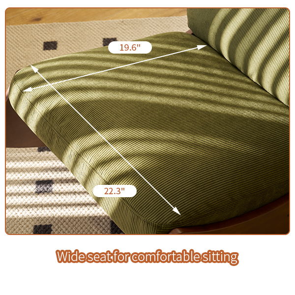 Comfortable High-Quality Upholstery Glider Rocking Chair