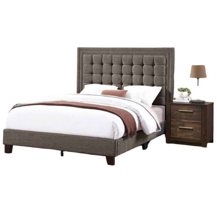 Upholstered Bed Tufted Headboard