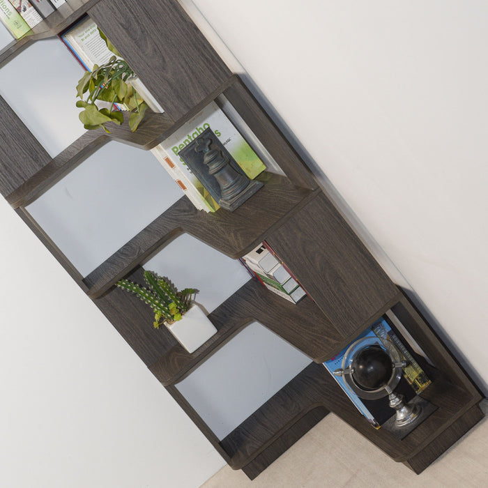 L-Shaped Design Corner Bookshelf