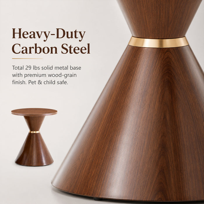 2 Piece Round Coffee Table Set For Living Room