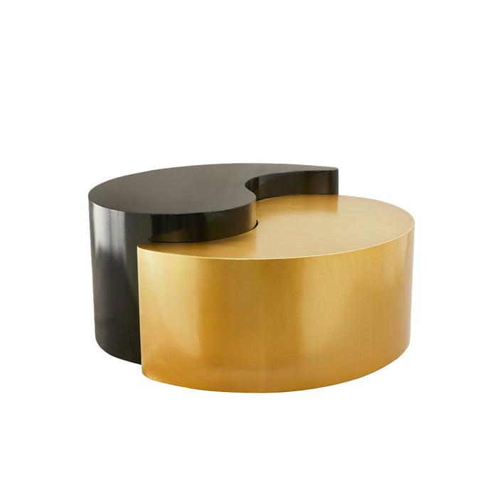 Ying Yang - Coffee Table - Gold / Black