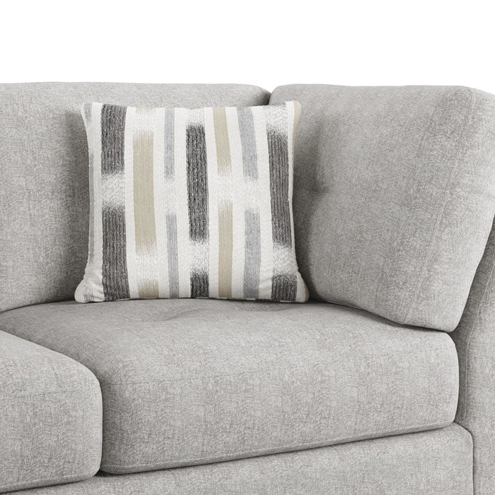 Myles - Chaise Sectional - Overcast