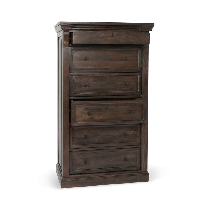 Adelaide - Wood 6 Drawer Chest - Cocoa Brown
