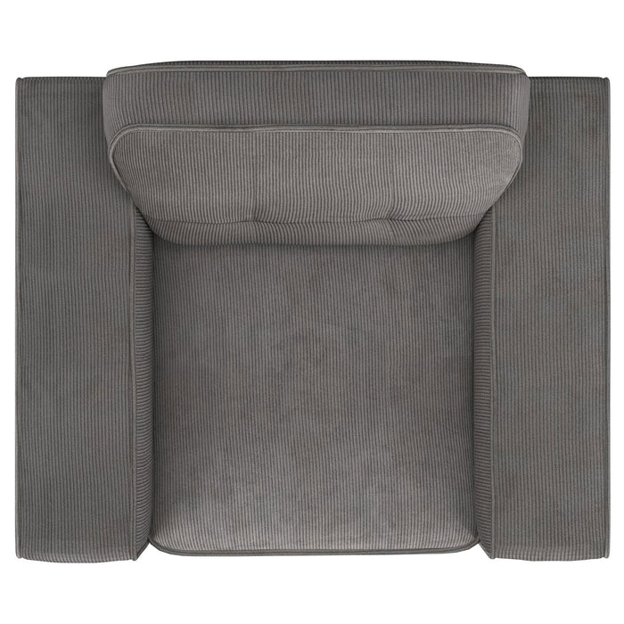 Dana - Track Arm Tufted Accent Chair