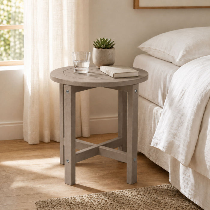 Round Outdoor Side Table